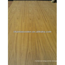 Más barato flor natural teca fancy madera contrachapada con alta calidad